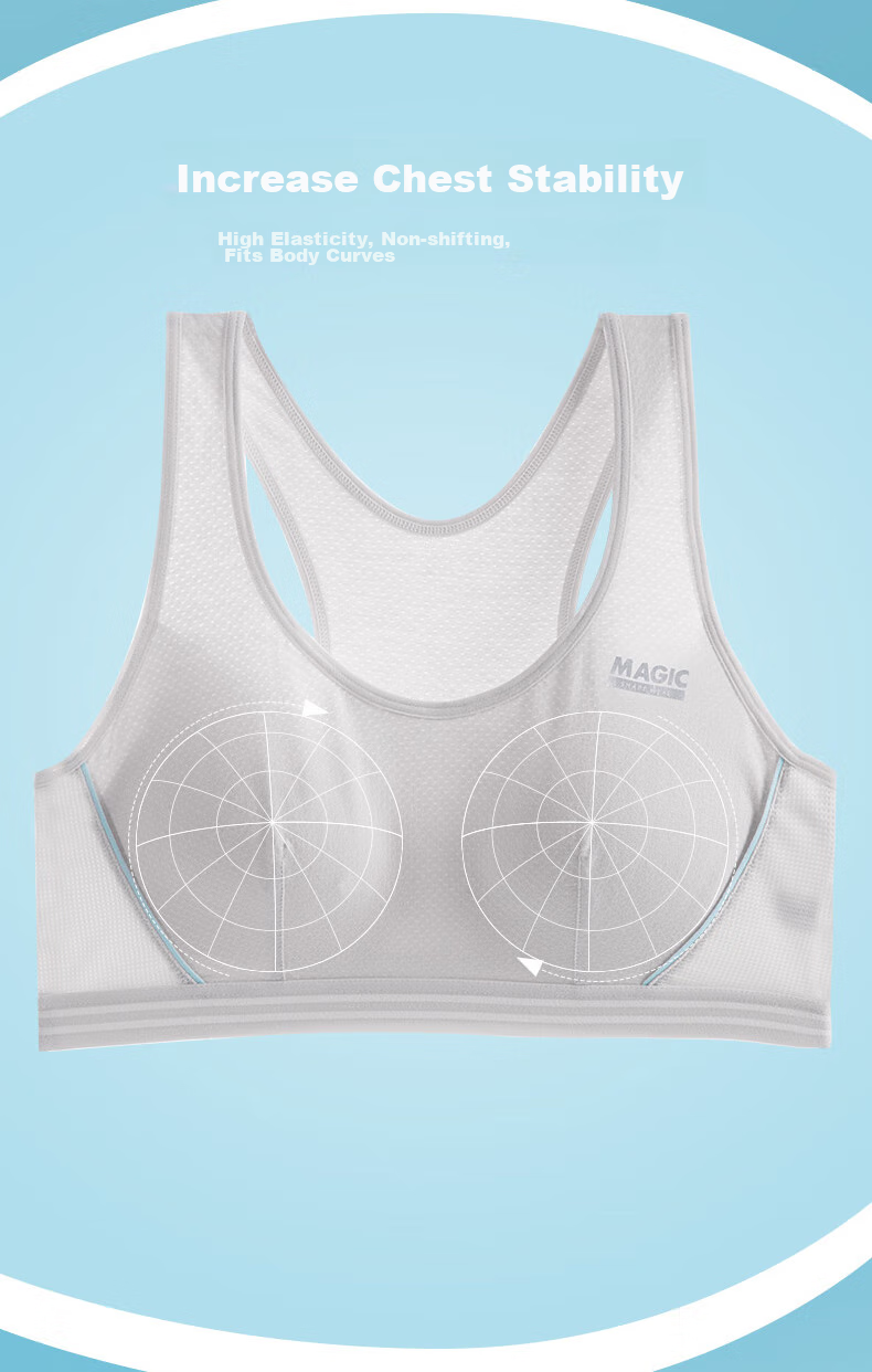 FitonTon Girls' Underwear, Student Bra, Puberty Training Bra, Sports Bra for Teenage Girls, Big Kids' And Children's Underwear 12