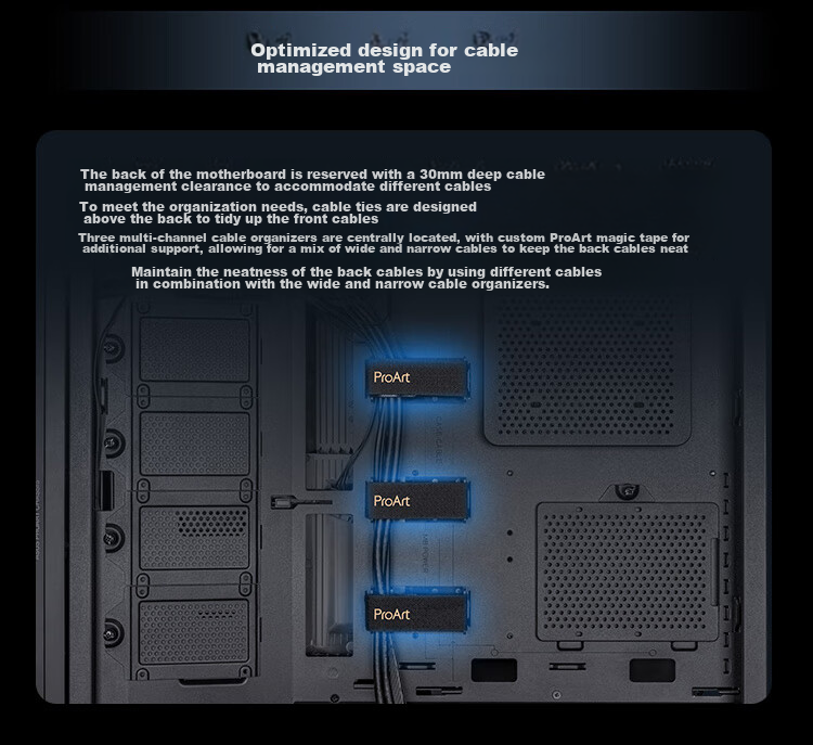ASUS Chuangmeng 60 PA602 Walnut Art Edition Case, Powerful Cooling, Infrared Dust Detection, Tool-Free Disassembly And Assembly, Power Button Lock, PWM One-Button Setting 20