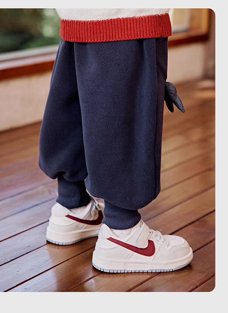 Ciciibear Baby Sweatpants, Fleece-Lined And Thickened Winter Style, Boys' Pants, Children's Sports Pants, Kids' Clothing, 2024 Warm Winter Seaso 16