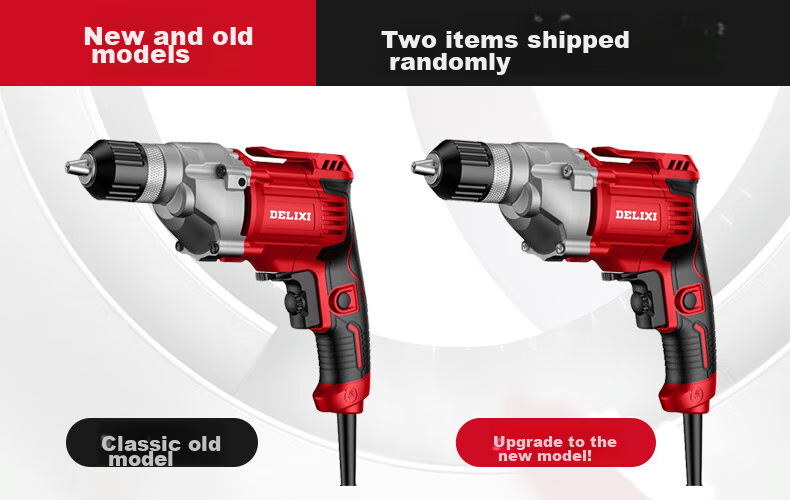 Deli Xidianqi 550W Electric Drill, AC Reversible Rotation, Household Power Tool, Multifunctional Handheld Electric Drill 3