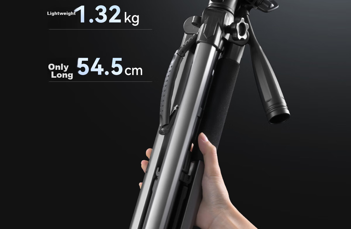 Llano Camera Tripod for DSLR, Mirrorless, Smartphone And Camcorder, Professional-Grade Support for Canon, Fuji, Nikon, Sony Pocket 4P/4/3, Yingshi Luna Portable Tripod 13