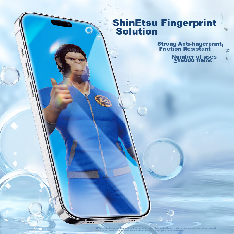 Защитное стекло Lanxingxiansheng для Apple iPhone 16/15, HD, противоударное, антиотпечатки