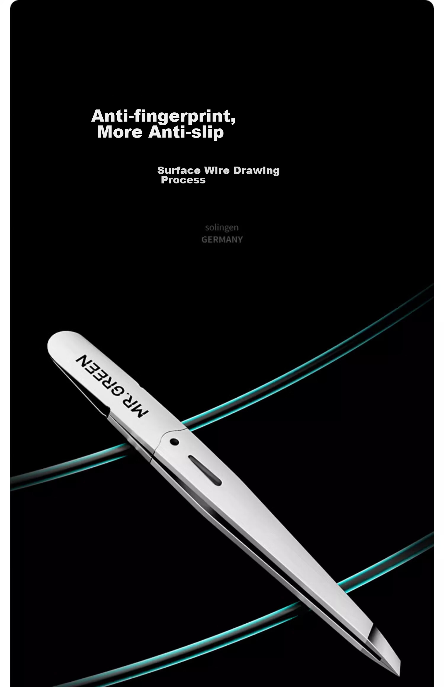 MR.GREEN German Tweezers Hair Removal Eyebrow Pluckers Beard Pluckers Armpit Hair And Gray Hair Removal Tools, Imported Stainless Steel Mr-2168NI 15