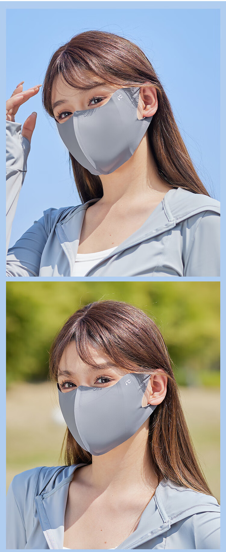 FitonTon Sun Protection Face Mask for Women, Summer UV Protection Mask, Seamless Breathable Cycling Outdoor Driving Sunshade UV Protection Face Shield 13