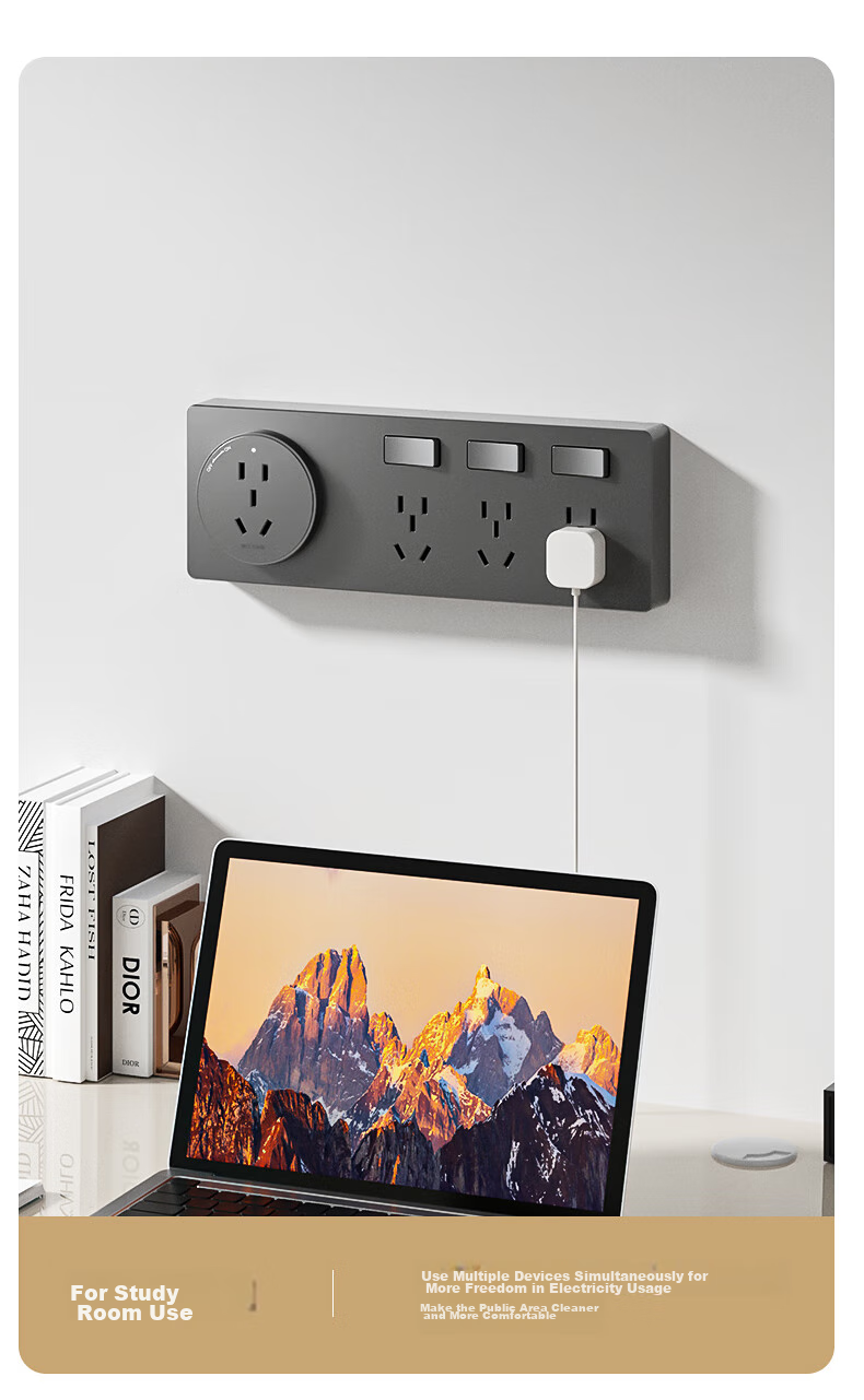 Aokesi Wireless Switch, No Wiring Required, Dual Control, Smart Remote Control, Adhesive Panel for Home Use, Parent-Child Panel Light Controller, Glass White Two-Way Switch + 1 Adhesive Panel 13