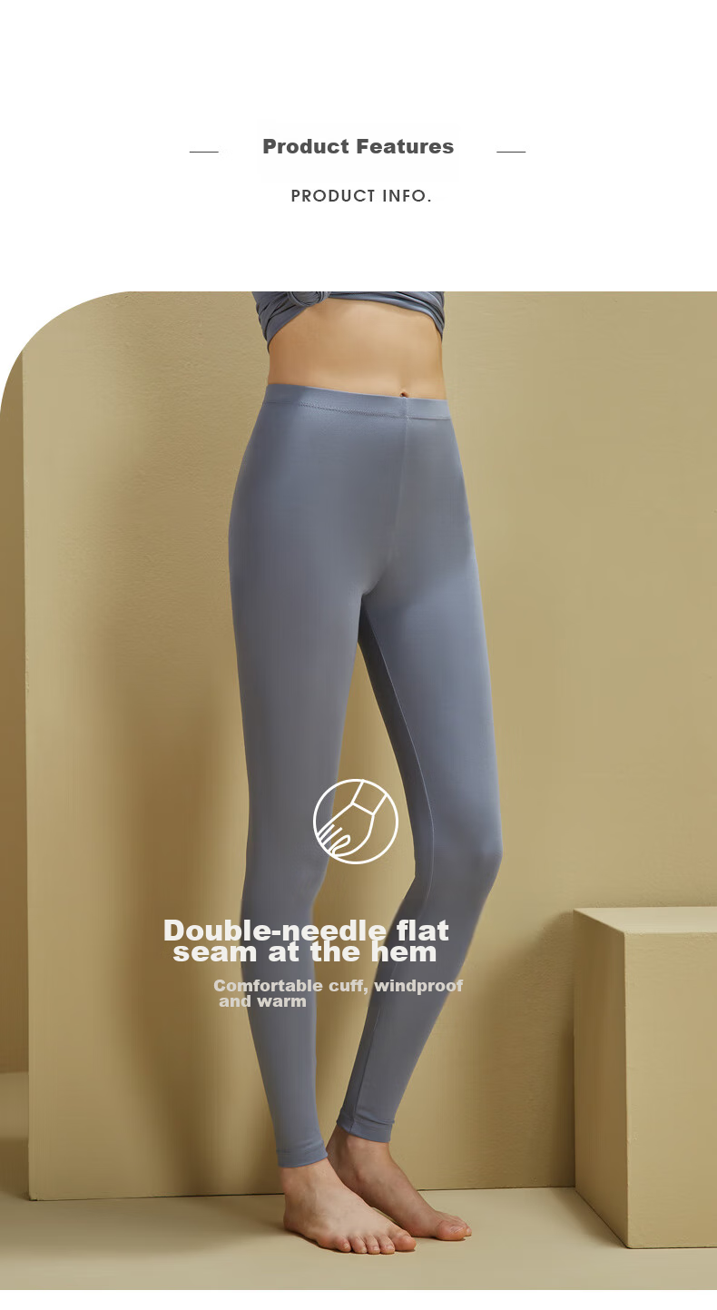 Sipian SIPIAN Modal Women's Thin Elastic Leggings, Slim-Fit, Spring And Autumn Thermal Underwear, Single Piece Base Layer Pants 11