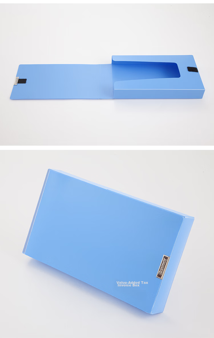 COMIX Value Added Tax Invoice Box/bill Holder/document Box A1245 Blue 6