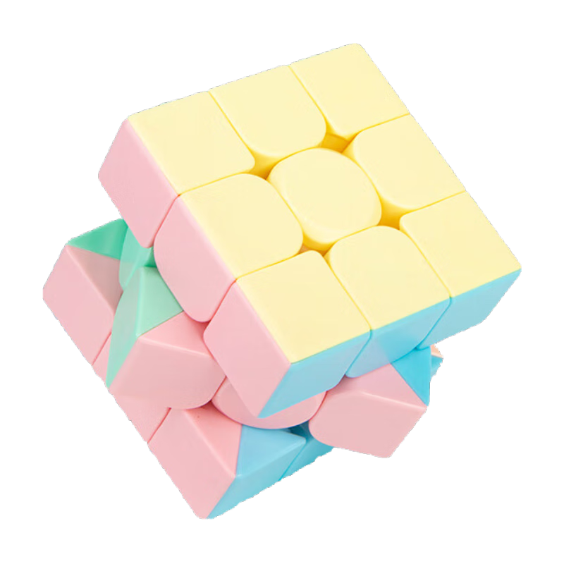 Deli Macaron Color Series Smart Cube, Smooth Rotating, Easy to Twist, Educational Toy