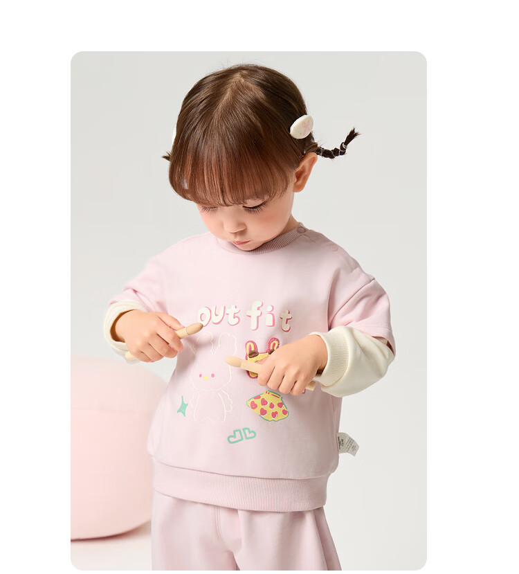 BALABALA Children's Clothing, Baby Long-Sleeve Set, Infant Clothes, Boys And Girls Two-Piece Suit, Spring Outfit, New Style Cute 17