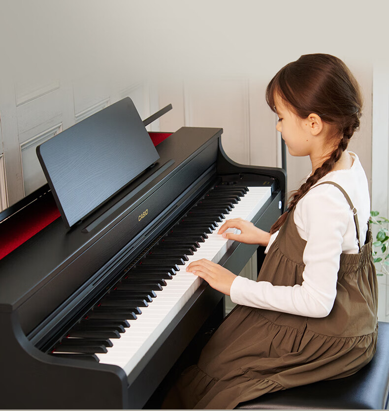 Casio Digital Piano AP300, Black Intelligent 88-Key Weighted Hammer Professional Upright Digital Piano Set 8