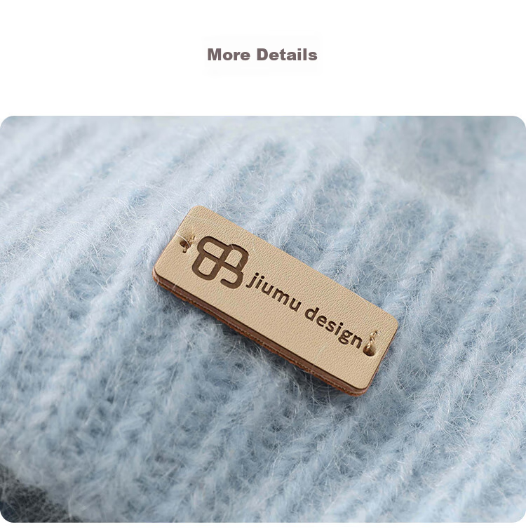 JIUMU Wool Warm Knit Hat, Autumn And Winter Sheepskin Knitted Hat, Cold Hat, Winter Hat, Outdoor Ear Protection Cold Cap for Wome 22