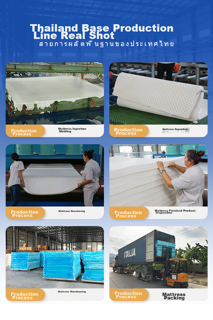 Jinxiangshu Natural Latex Mattress, Imported from Thailand, Home Use, Spine-Friendly, Double Size 1.8*2 Meters, Medium Firm 3