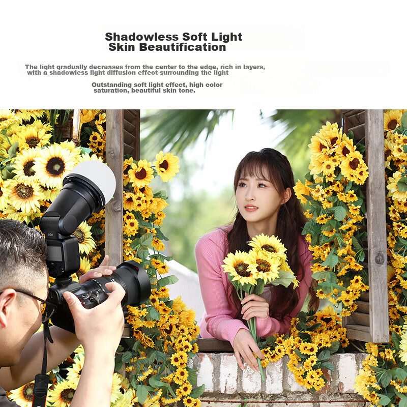 JINBEI Accessory Kit Adapter Ring for HD-2MAX/PRO/HD-1 Set-Top Flasher, HD-2 Soft Light Ball [Suitable for HD-2MAX/HD 5