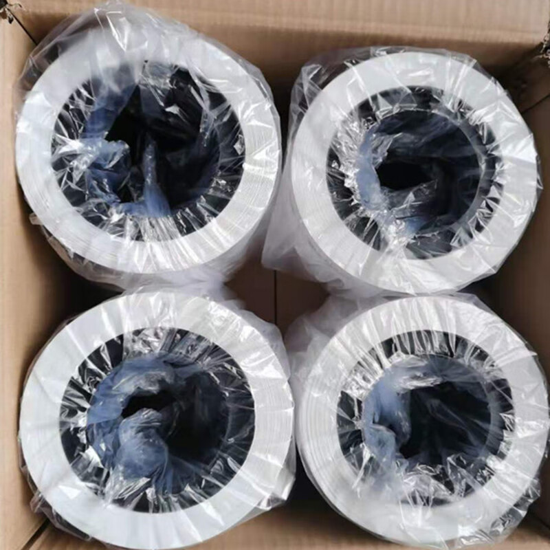 Rongxinyinzhihui Bank-Specific Paper Fastener, Integrated Paper Dispenser And Money Counter Paper, Low-Temperature Money Counter Paper 20*78*147mm White 40 Rolls/box 4