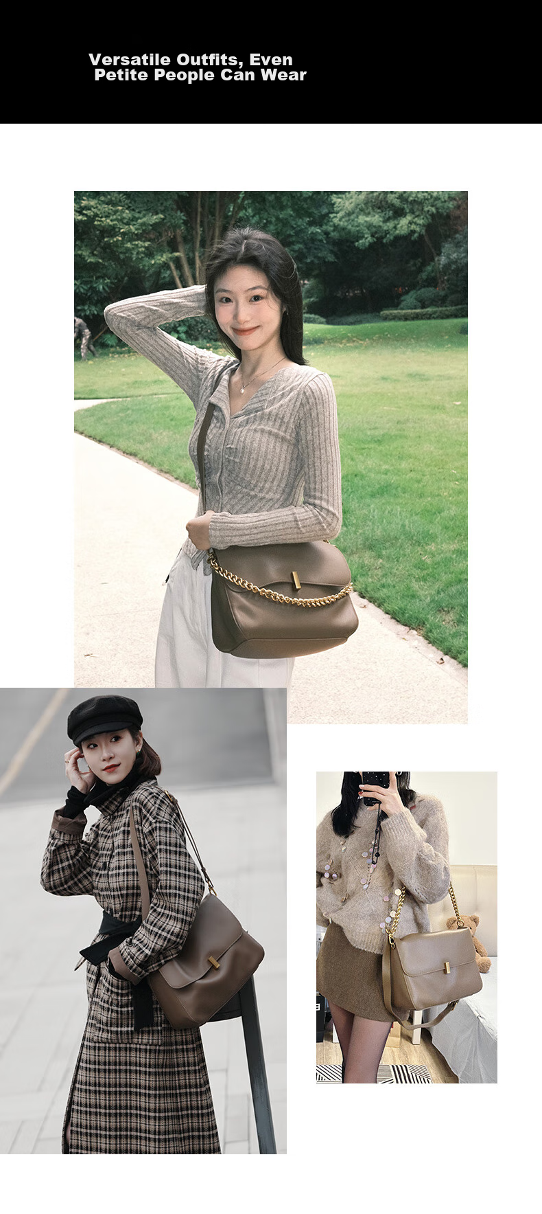 CASSILE Women's Handbag, Tote Bag, Large Capacity, Luxury Shoulder Crossbody Underarm Bag, Gift for Women on May 20th 7