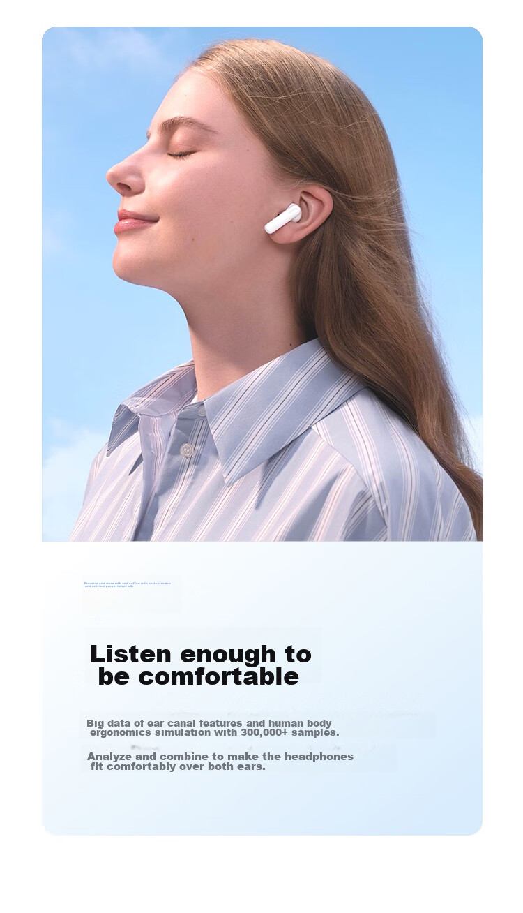 HUAWEI FreeBuds SE 2 Long-Lasting Bluetooth Earphones, 40-Hour Battery Life, Fast Charging, Bluetooth 5.3 Compatible with Apple/Android Phones, Blue 10