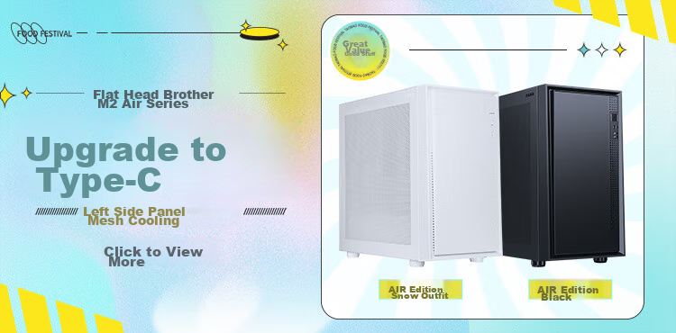 SAMA Pingtouge M9 Black, Desktop M-ATX Computer Case, Glass Side Panel/ Front Mesh Cooling/ Supports 360mm Water Cooling/ Standard Type-C Port/ Three-Sided Dust Protectio 1