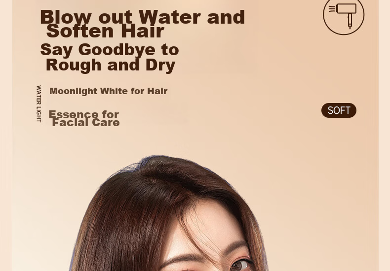 AUX Hair Dryer, Home Use, Negative Ion Blue Light Hair Protection, Non-Damaging Electric Blower, 1800W High Power Quick-Drying Hair Dryer, Portable Dorm Hair Dryer 12