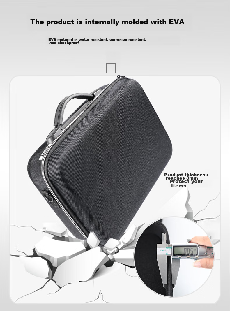 Qiye Hard Shell Storage Bag, Suitable for DJI Mini 4 Pro Drone, Mini 4 Pro Shoulder Backpack, Storage Box, Shockproof And Drop-Resistant Bag, Mini 4 PRO Handbag 4