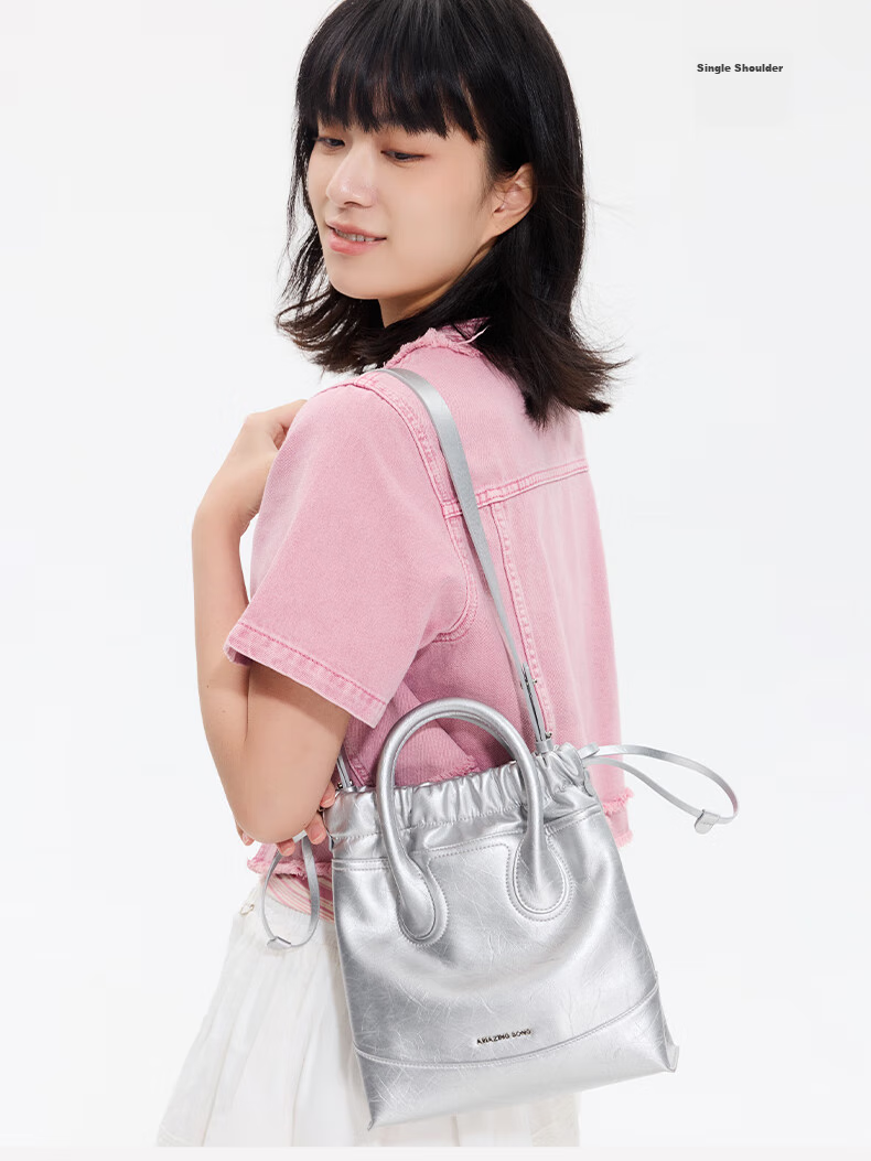 Amazing Song Ethereal Wanderer Bag, Women's Silver Hobo Tote Bag, Versatile Commuter Shoulder Crossbody Bag [Birthday Gift] 8