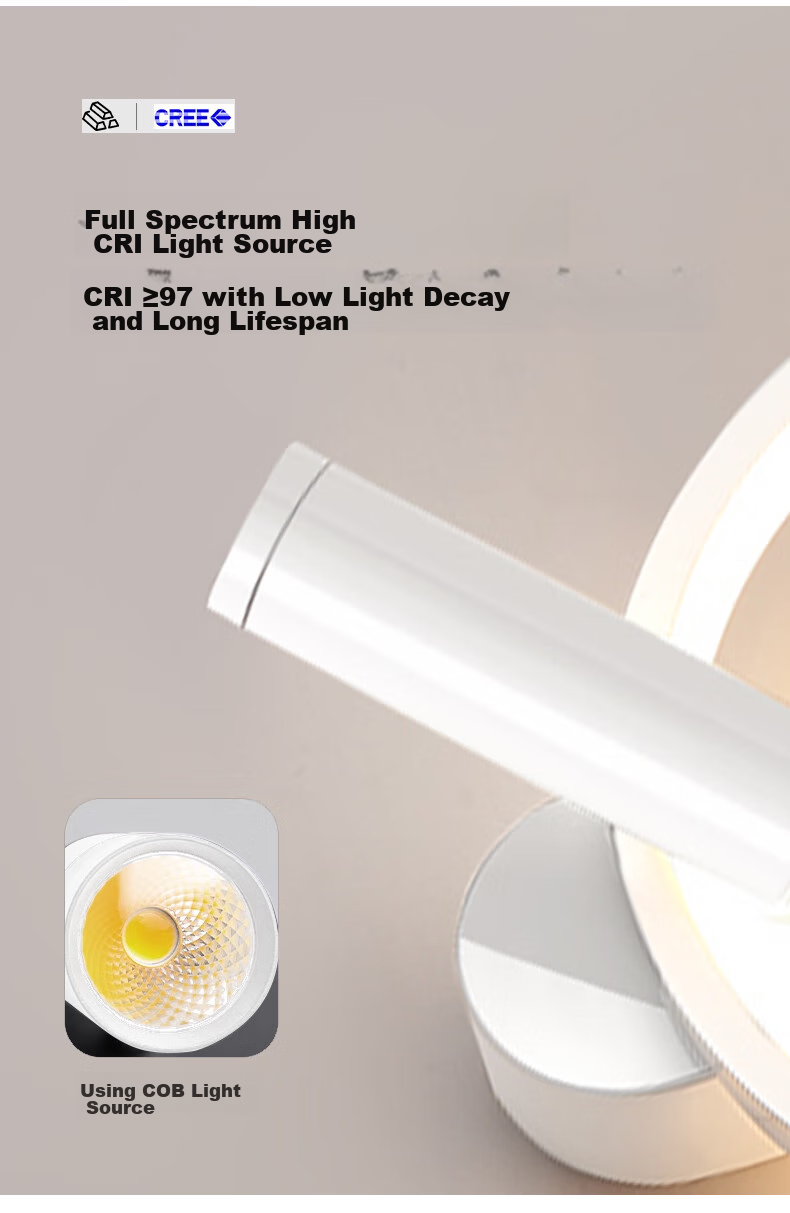 Dengling Wall Lamp, Full Spectrum Eye Protection LED, Bedroom Bedside Reading Light, Rotating with Spotlight, Modern Minimalist Lighting Fixture 18