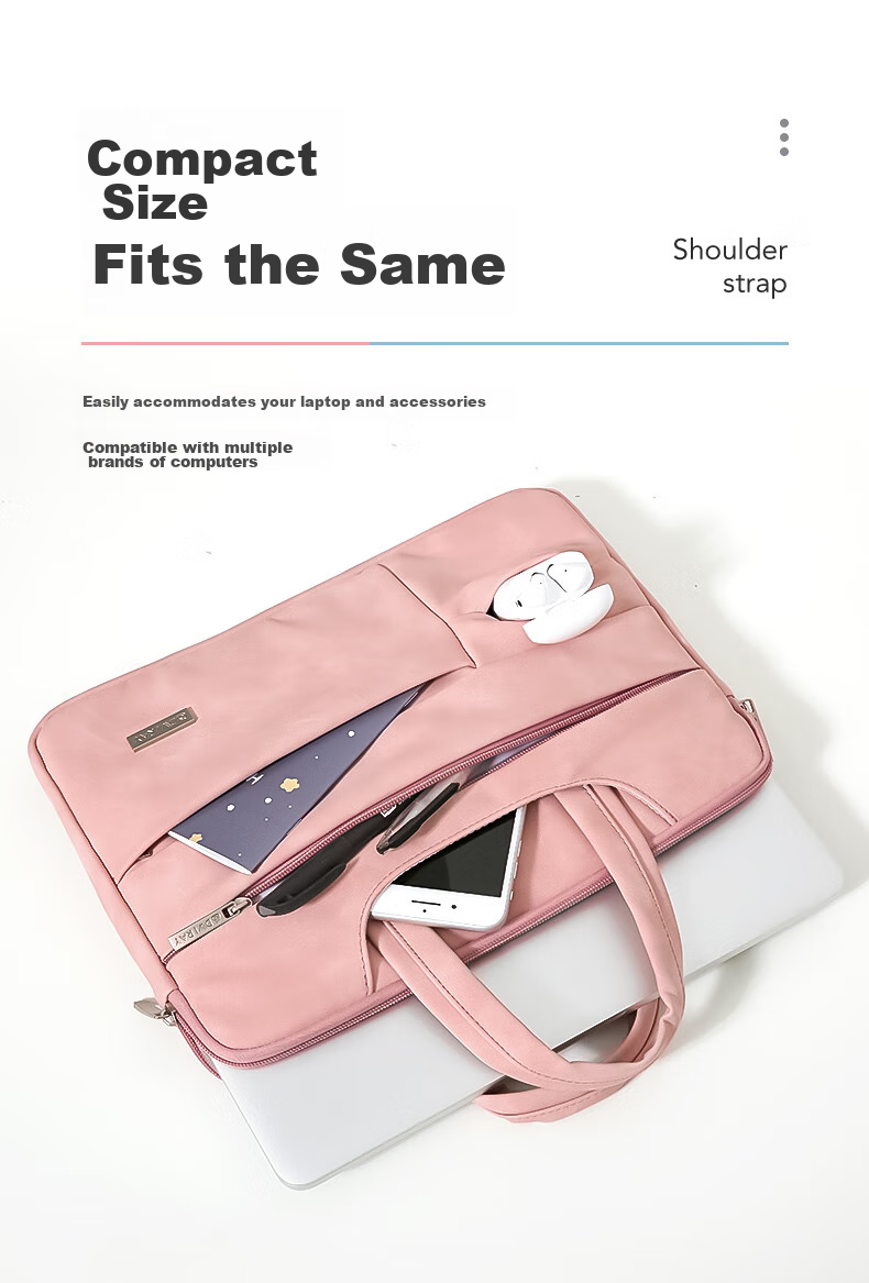 DiYiGongFang Laptop Bag for Women with Shock Protection, Suitable for Lenovo, Huawei, Apple Macbook Air 13/Pro 13-Inch, ASUS, HP, Dell Protective Case 2