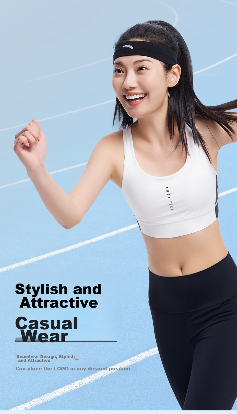 ANTA Sports Headband for Men And Women, Sweat-Absorbing Headband, Sweat-Stopping Band, Running Sweat-Guiding Band, Basketball Sweat-Proof Headband, Hair-Tying Headband, Headband 3