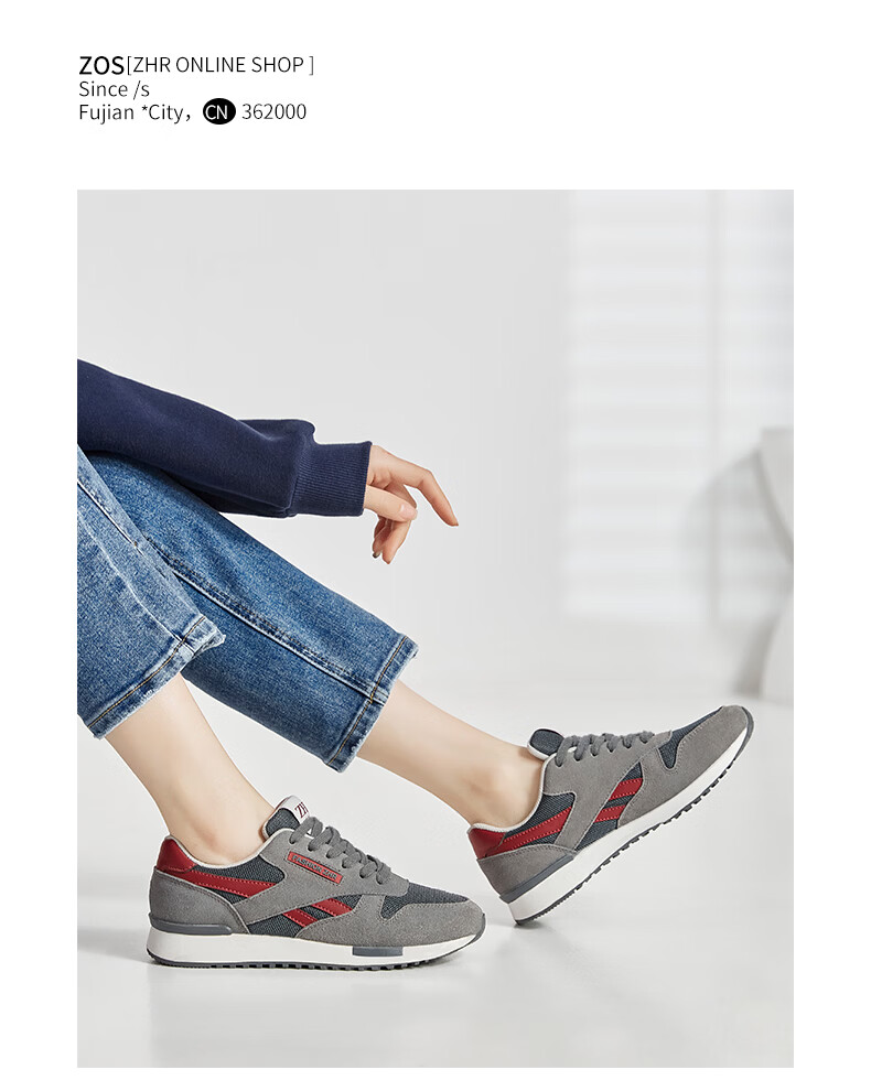 ZHR Women's Casual Shoes, Selected Cowhide Comfortable Versatile Women's Shoes, Classic INS Trendy Color-Block Sneakers for Women, Korean-Style Fashionable Lightweight Breathable Shoes for Women, AK60, Beige-Gray, Size 35 14