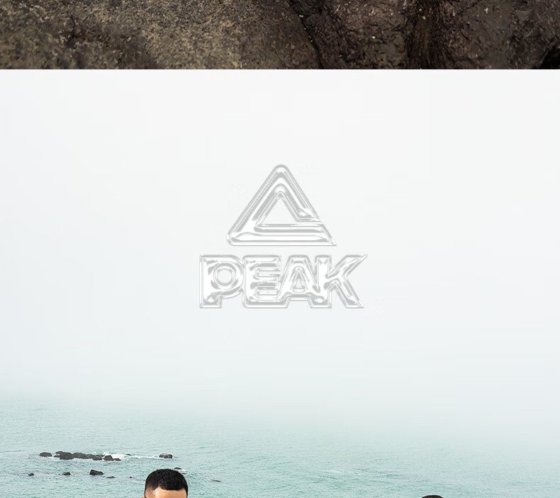 PEAK Taiji Kunpeng Slippers, Summer Thick-Soled Heightening Non-Slip Sandals, Squishy Feeling Sports Casual Beach Shoes, ET42811L 27