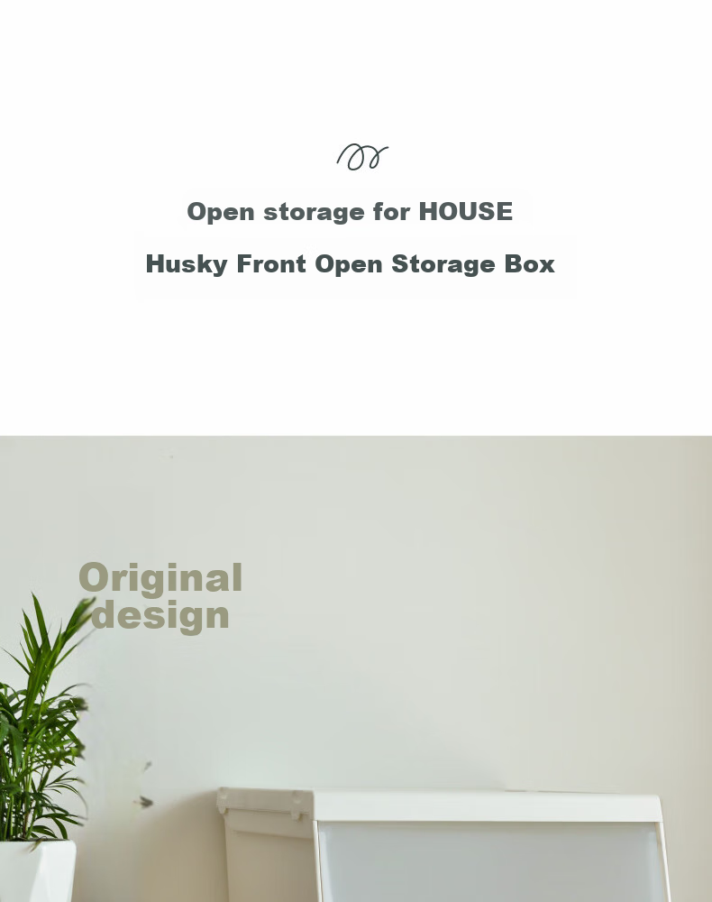 Jicang Front-Opening Storage Box, Children's Toy And Clothing Organizer, Slanted Opening Sorting Box, Flip-Top Storage Cabinet, 3 Pieces 1
