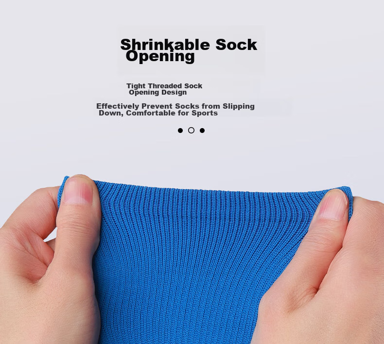 Li-Ning Soccer Socks for Adults, Children And Students, Non-Slip Long Over-Knee Socks with Terry Bottom, Sports Training Socks for Men And Women, Blue, M Size 10