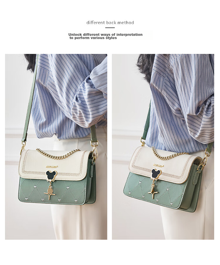 Aokang Women's Handbag, 2026 New Trendy Cowhide Small Square Bag, Light Luxury Crossbody Shoulder Bag, Birthday Mother's Day Gift for Girlfriend Or Wife 7