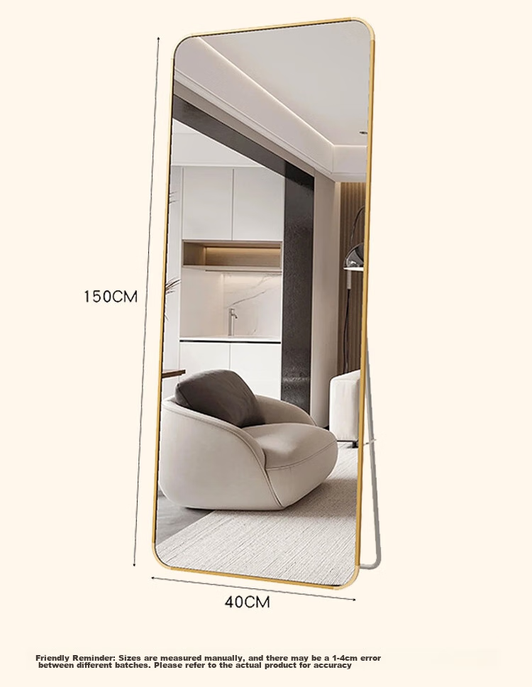 Anerya Floor Mirror, Home Wall-Mounted Full-Length Mirror, Popular Wall-Hanging Mirror, Bedroom Wall-Mounted Dressing Mirror 15