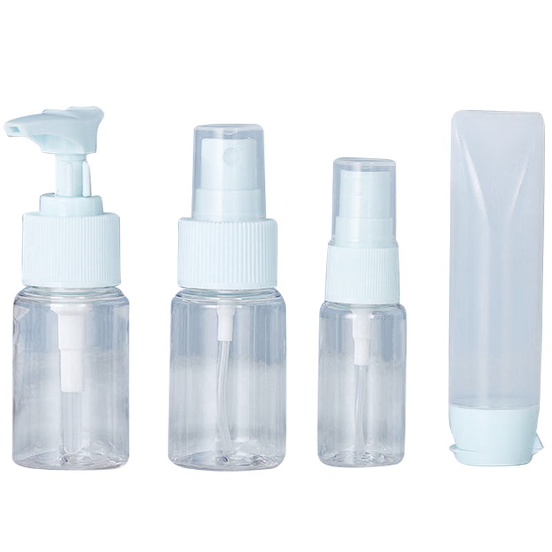 Siwangongli Travel Toiletry Set Portable Spray Bottles for Business Trips, Shampoo, Shower Gel, Lotion, Pump Bottles Empty SW2201