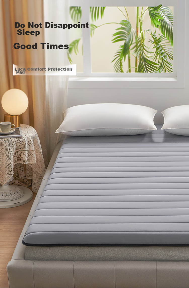 Dohia Mattress Pad, 5D Mesh Foldable Dormitory Single Pad, Bedding Mat, 1.2x2 Meters, Gray 1
