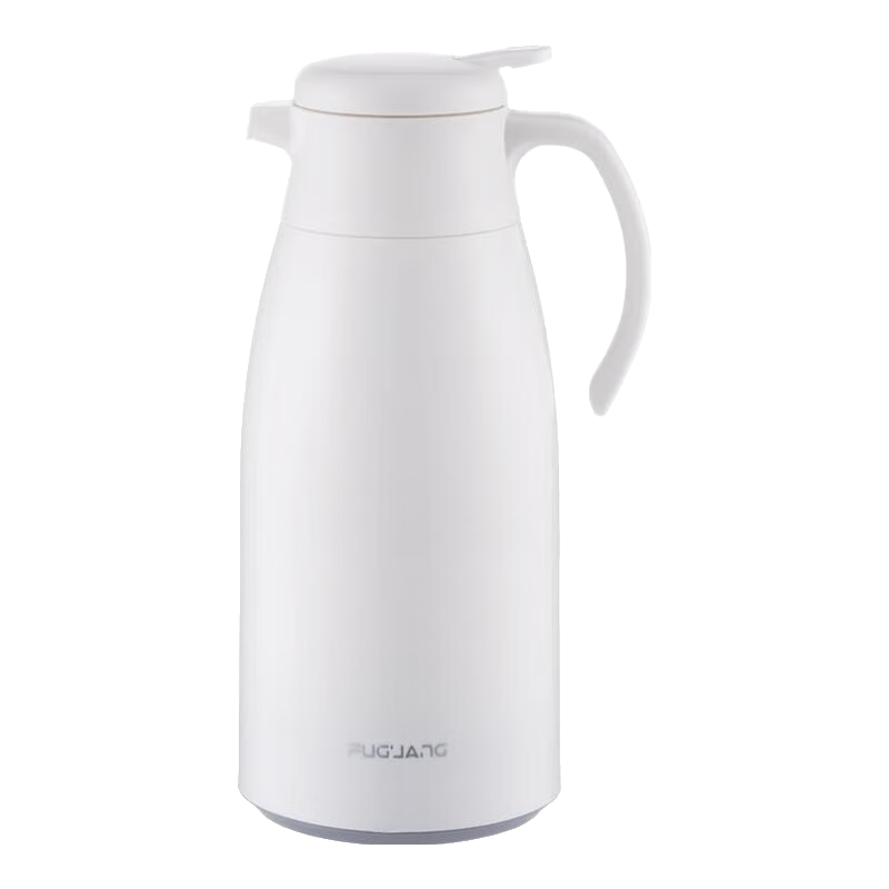 Fuguang Insulated Bottle, Large Capacity Hot Water Thermos for Home Use, Glass Inner Liner, Warm Water Jug, Office Water Dispenser, Thermal Carafe, 1.9L