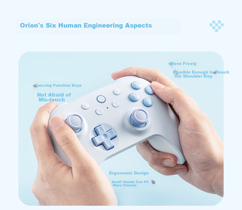 8BitDo Lie 2 Youth Edition NS Version Game Controller, Switch 2 Bluetooth NS 2 Wireless Hall Joystick, for Resident Evil 3, Zero Escape, Monster Hunter, Genshin Impact, Pokemon Legends 4
