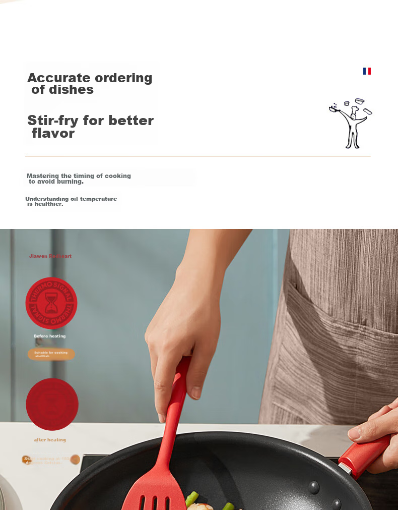 Tefal Non-Stick Wok, Flat Bottom Frying Pan, 28cm, Suitable for Induction Cookers, with Titanium 9