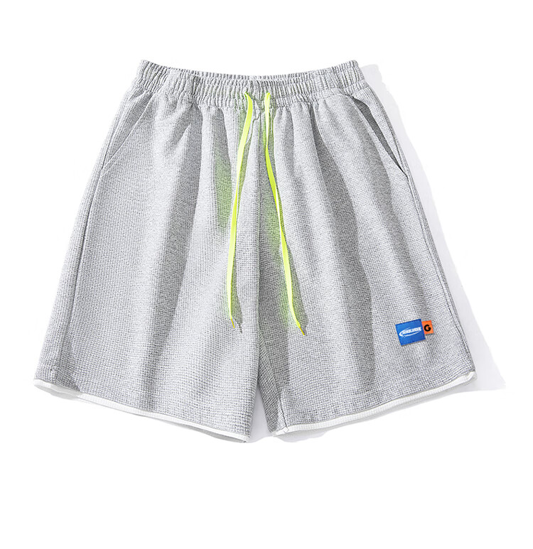 GENIOLAMODE Men's Shorts, Loose-Fitting Sports Casual Five-Point Pants, Simple Drawstring Versatile Men's Shorts 3