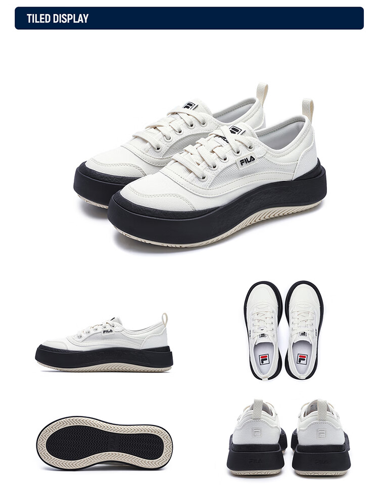 FILAFILA Official Women's Modern Fashion Retro Canvas Casual Shoes 22