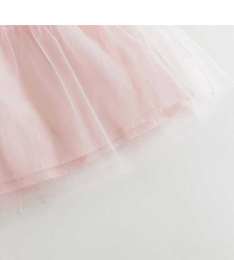 MARC&JANIE Girls' Dreamy Sweet Spliced Tulle Dress, Baby Summer Dress, 550758 11