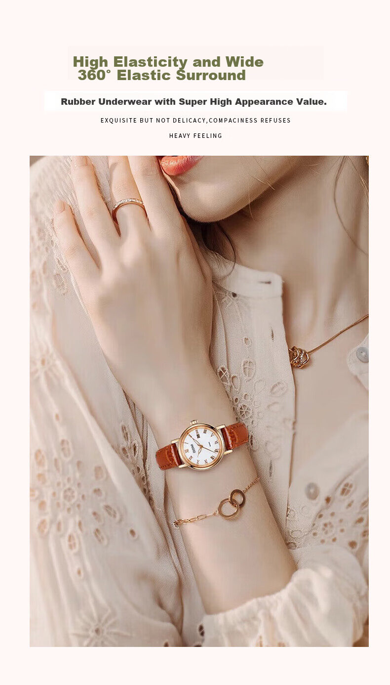 DOM2026 New Brand Watch for Women, Top Ten Famous Watches, Mechanical And Quartz Style, Suitable As Birthday Gift for Female High School Students And Wome 3