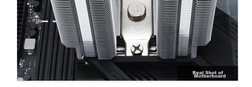 Thermalright Peerless Assassin 120 WHITE Air Cooler, AGHP 6 Heat Pipes Dual Tower, with Top Cover And Dual C12W Fans, PA120 WHITE 70