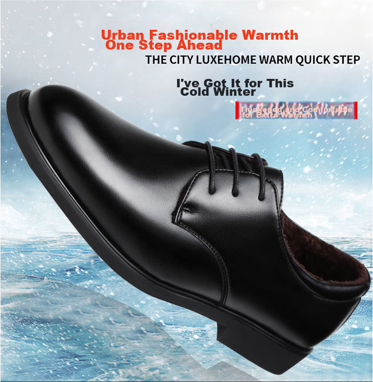 BEIOUTU Men's Lace-Up Formal Business Shoes, British Style Comfortable Work Commute Leather Shoes for Men, Size 178 Black, Size 39 3
