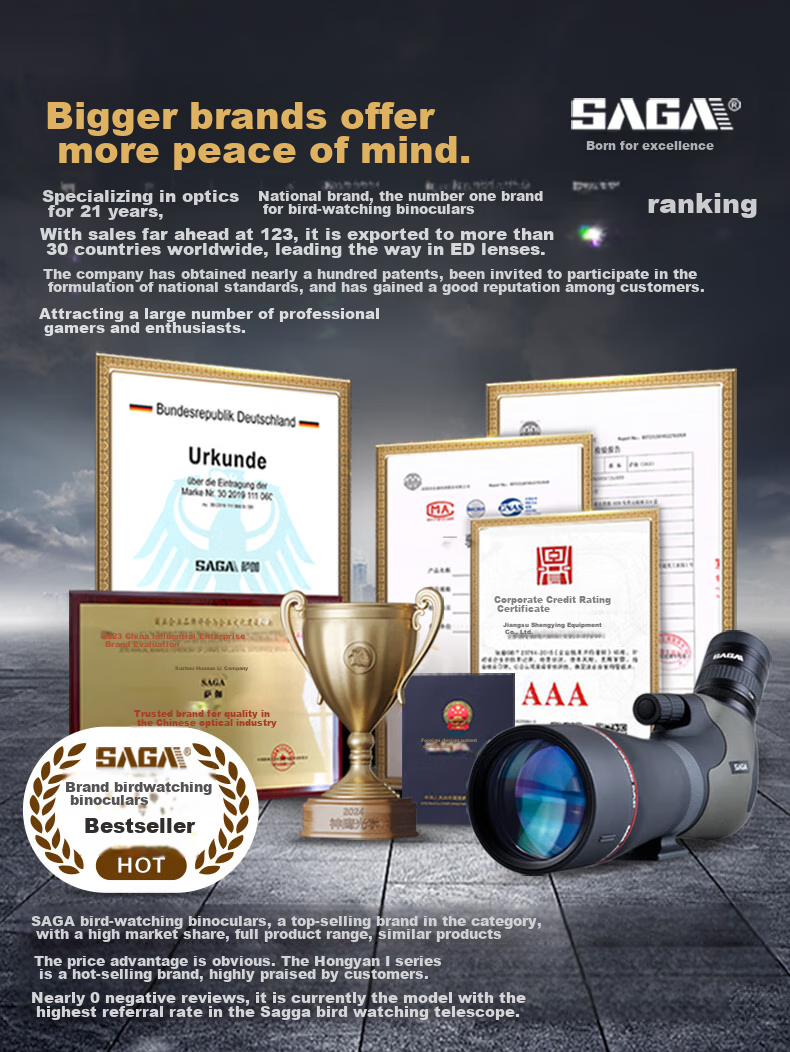 SAGA Binoculars And Monocular Astronomical Telescopes, Birdwatching Glasses Dedicated Tripod, Universal Tripod 3
