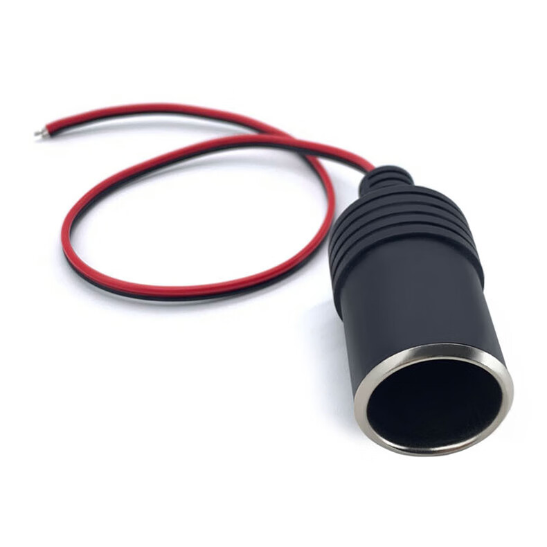 Meiyazhixing 12V/24V Car Cigarette Lighter Socket, One-To Male to Female Plug, Y-Shaped Cigarette Lighter Extension Cord 2
