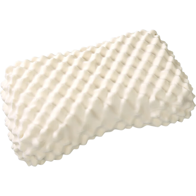 FUANNA Latex Pillow, Imported from Thailand, Deep Sleep Cervical Pillow, Set of Two, 56*34cm