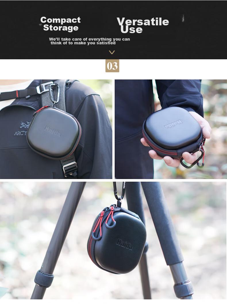 Haida Circular Filter Set of 5 Pieces UV Filter CPL Polarizer ND Neutral Density Filter Gradient Filter Storage Case. The Maximum Filter Size Can Be 82mm 4