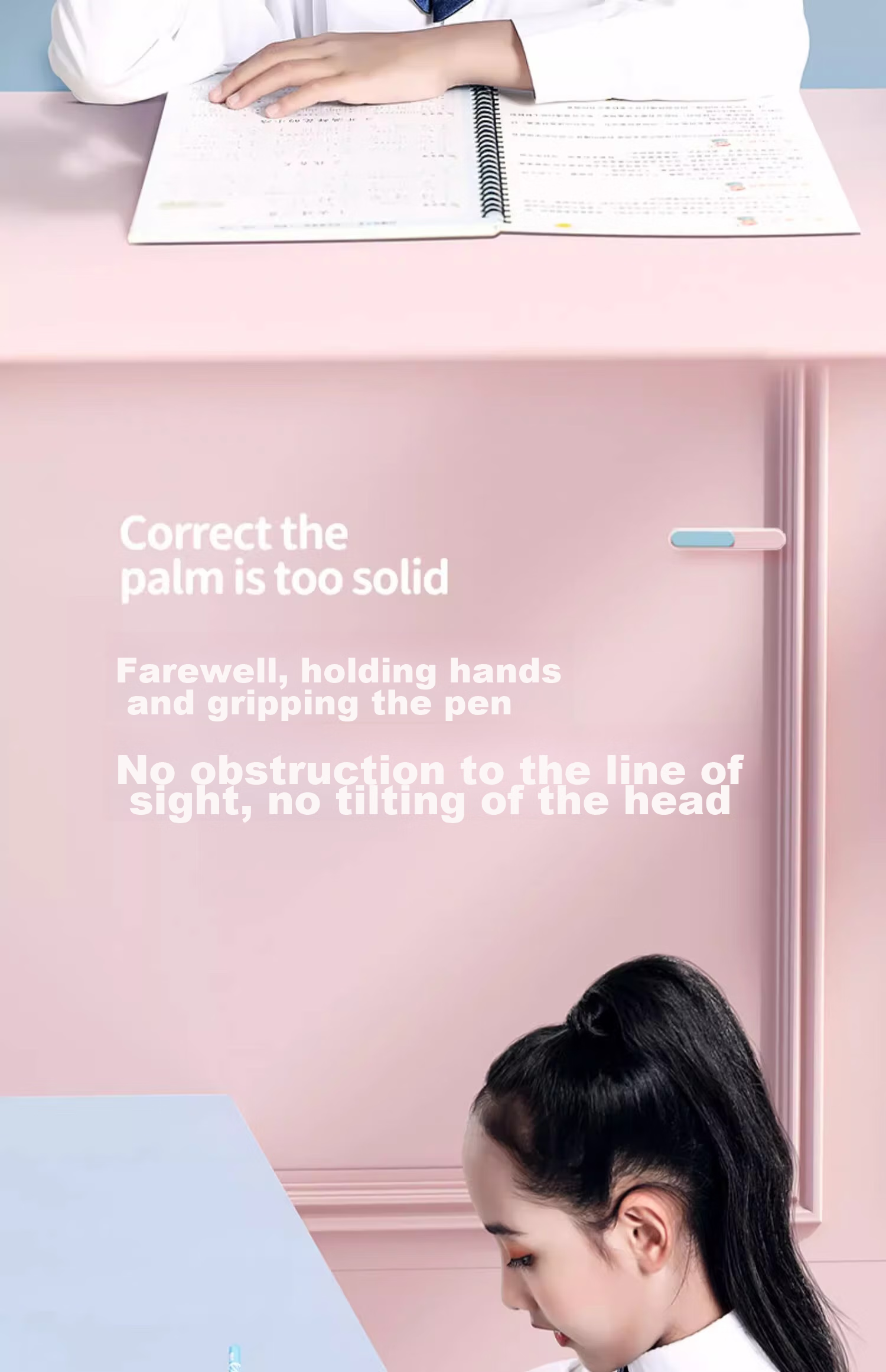 Wusheng Anti-Inward Hooking Wrist Corrector, Pen Grip Posture Hand Wrist Children's Writing Anti-Inward Hooking Fixator, Kindergarten Elementary School Beginner Pen-Handling Writing Correction Device, Anti-Hook Wrist Strap Miracle Tool Pen Control Training 21