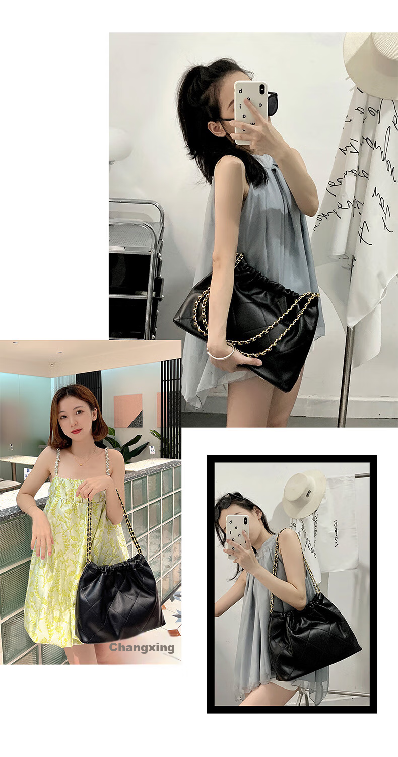 CASSILE Women's Handbag Tote Bag Versatile Large Capacity Light Luxury Travel Bag Shoulder Bag 520 Gift 10